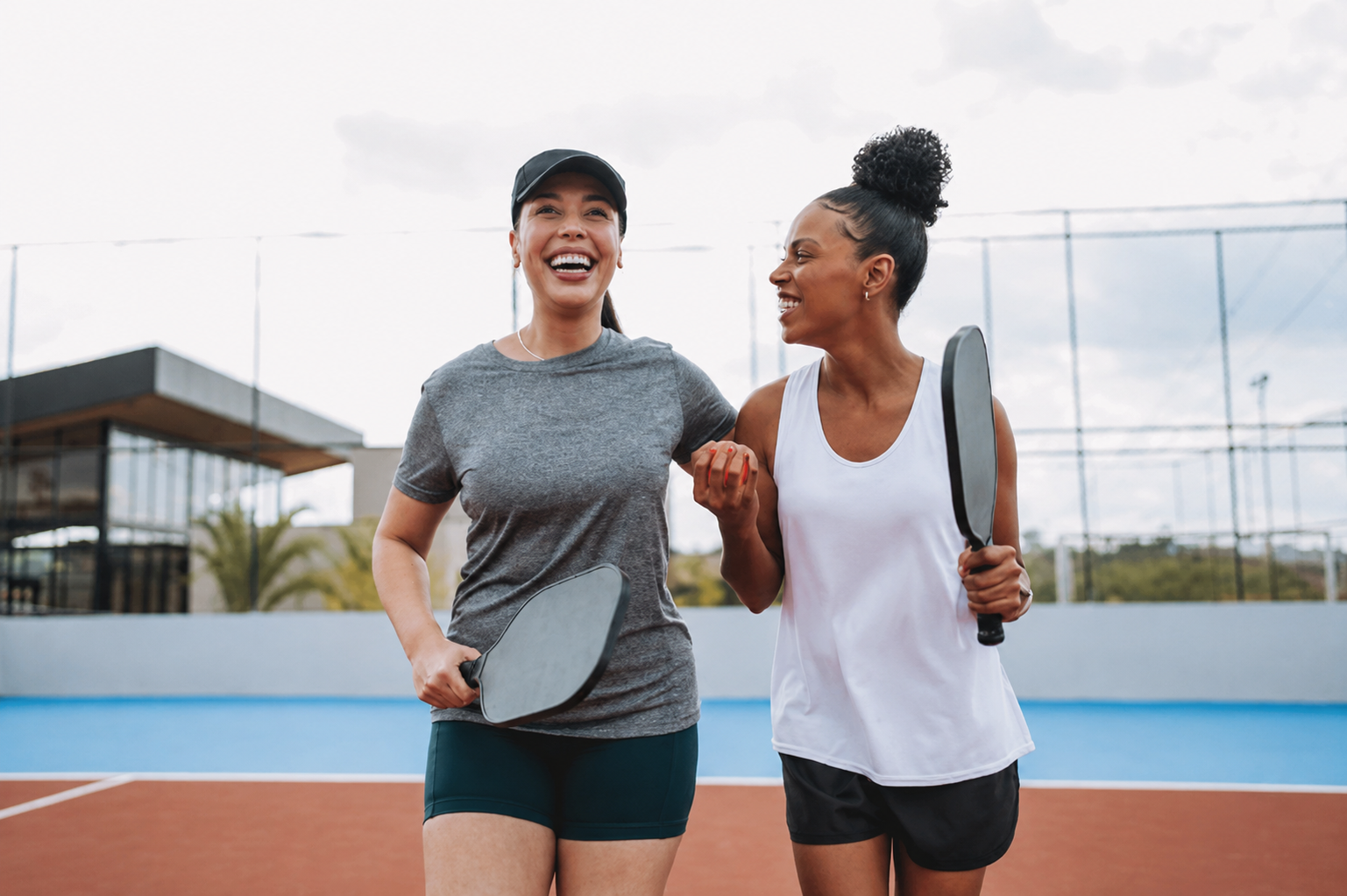 Women feeling healthy and active